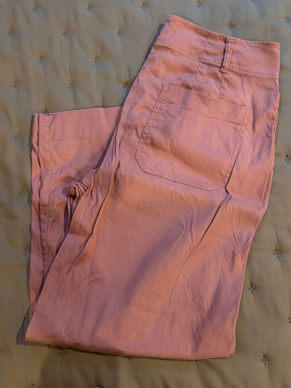 Maeve Colette Linen Stretch Wide Leg Pants